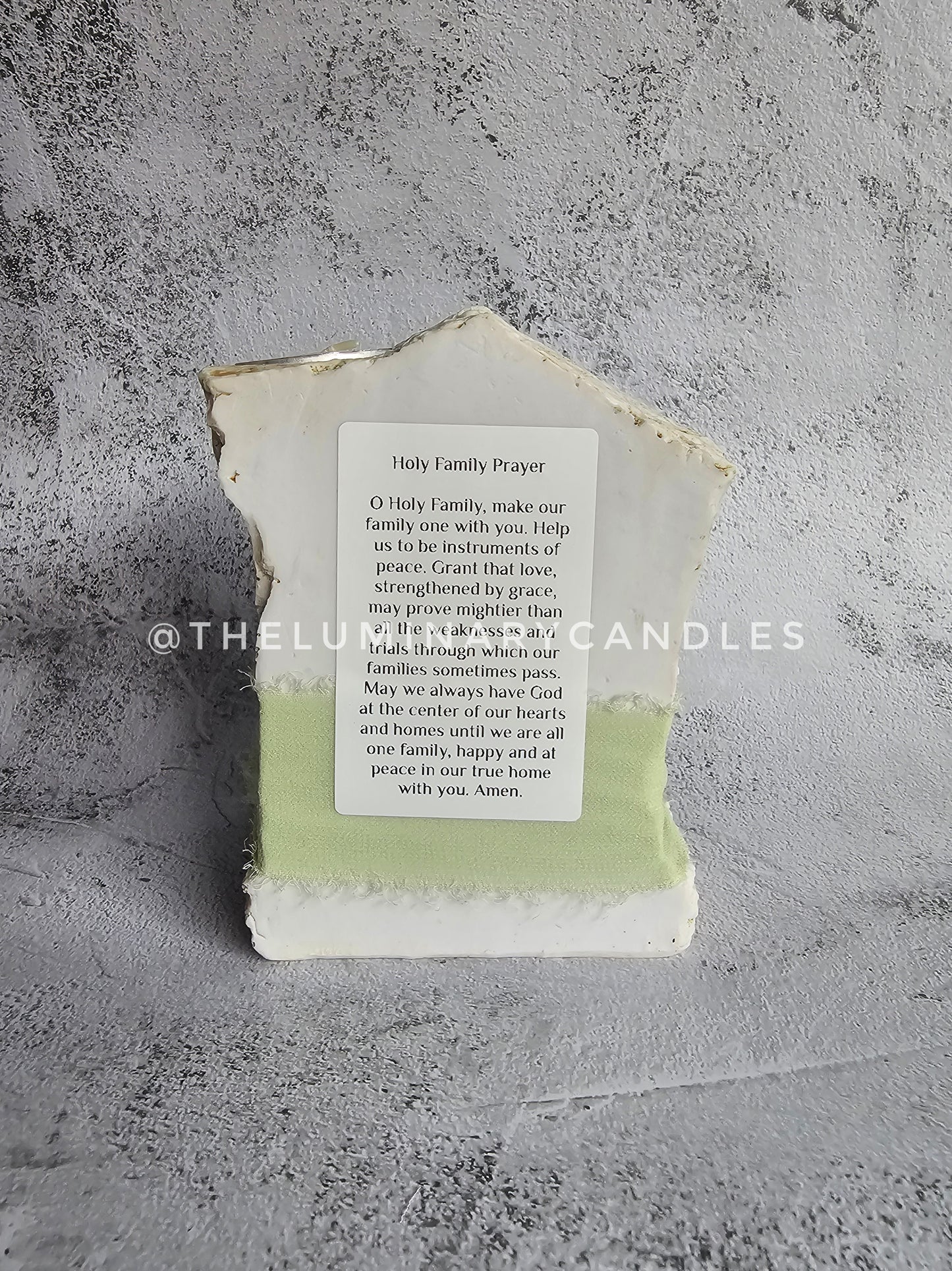 Holy Family Tea Light Candle Holder