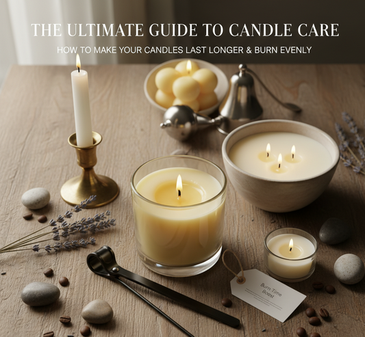 The Ultimate Guide to Candle Care: How to Make Your Candles Last Longer & Burn Evenly