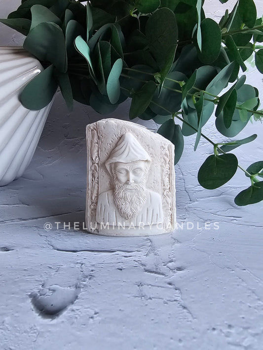 Saint Charbel tea light holder