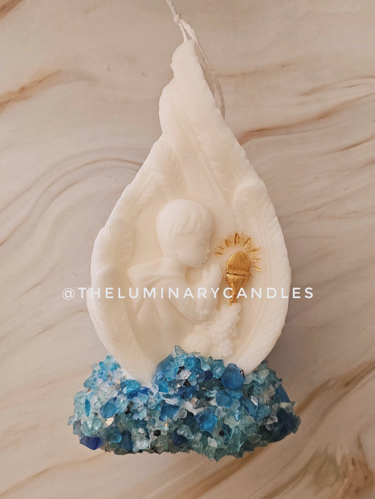 Custom Crystal Candy Holy Communion Wings - Boy